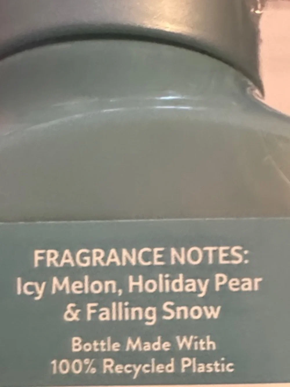Bath & Body Works Fresh Sparkling Snow Foaming‎ Hand Soap - Teal & Silver